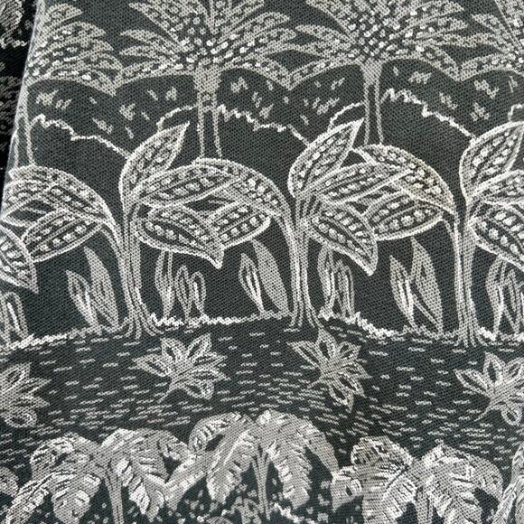 Vintage Woolrich men’s green palm tree print pullover polo shirt size large - Picture 3 of 6